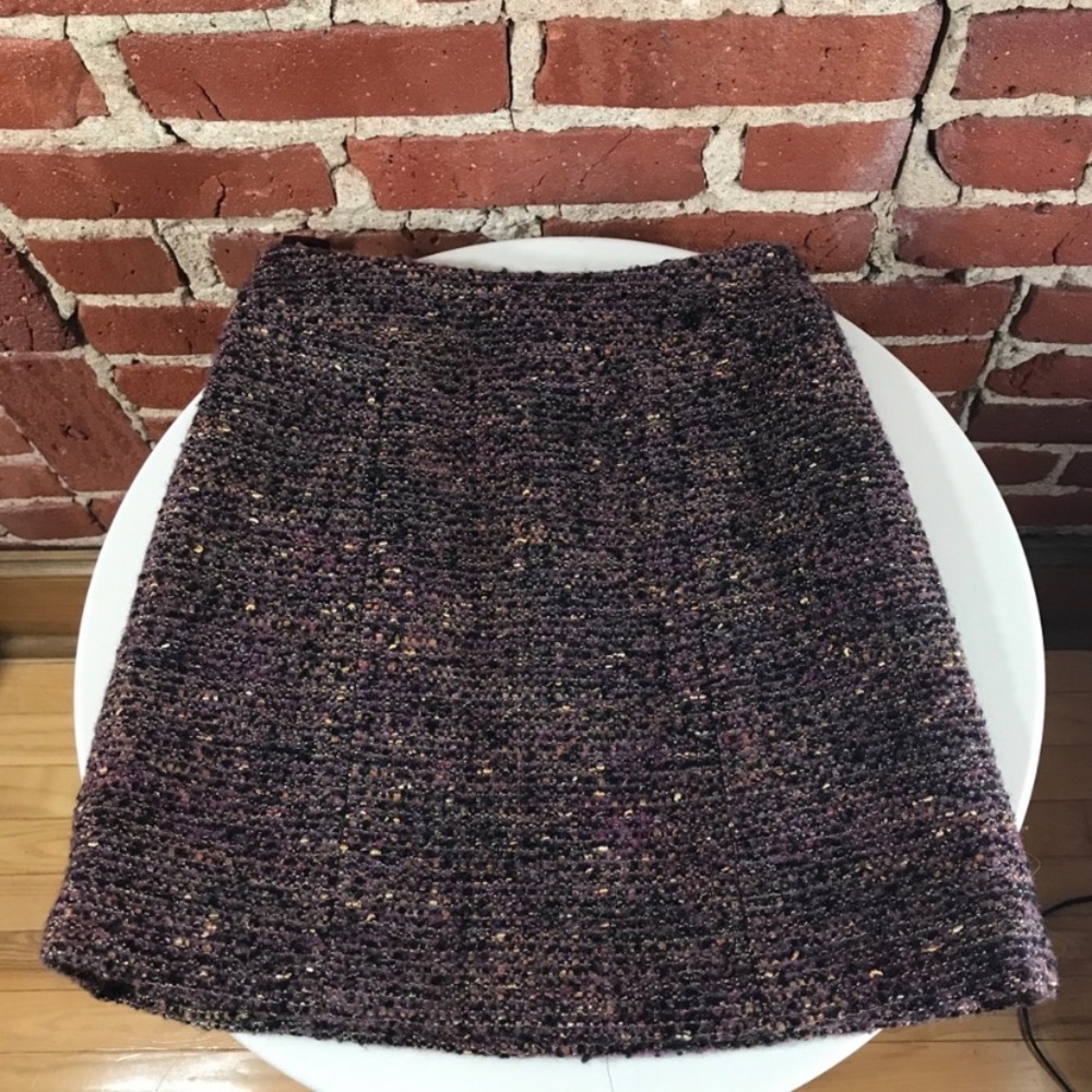 Chanel tweed mini skirt